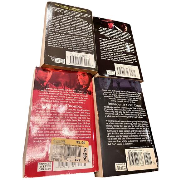 William W. Johnstone, Blood Bond Series, Lot of 4 Western Novels Books Paperback - Picture 2 of 8